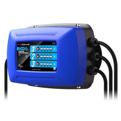 Schumacher Ship ‘n Shore Marine 12-Volt 15-Amp Three-Bank On-Board Sequential Battery Charger