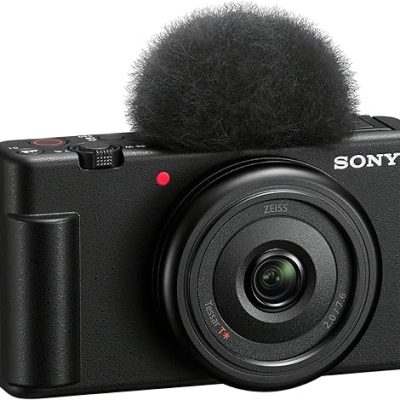 Sony ZV-1F Vlog Camera for Content Creators and Vloggers Black