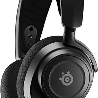 SteelSeries Arctis Nova 7 Wireless Multi-Platform Gaming Headset — Neodymium Magnetic Drivers — 2.4GHz + Mixable Bluetooth — 38Hr USB-C Battery —…