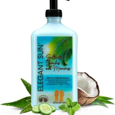 Tan Extender, Tanning Bed Lotion – After Sun Lotion with Aloe Vera Base Moisturizer, Hypoallergenic, Sensitive Skin Lotion for Men or Women, Unisex…