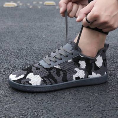 Teenagers Camouflage Training Shoes, Breathable, Lightweight, Anti-Skid, Durable Campus Sports Shoes For Back To School Season