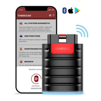 THINKDIAG OBD2 Dongle EXCLUSIVE 2 Year FREE Software Full Systems Diagnostic Vehicle Scanner w/ 16 Special Functions