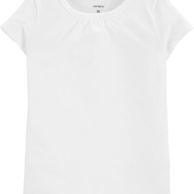 White Baby Cotton Tee | carters.com