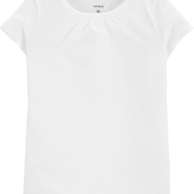 White Toddler Cotton Tee | carters.com