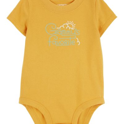 Yellow Baby Grammy’s Favorite Cotton Bodysuit | carters.com