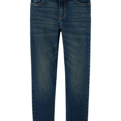 Authentic Tinted Kid Dark Wash Straight-Leg Jeans | carters.com