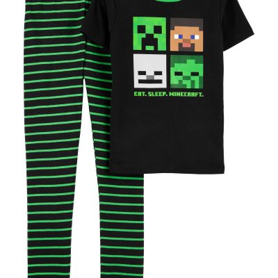 Black Kid 2-Piece Minecraft 100% Snug Fit Cotton Pajamas | carters.com