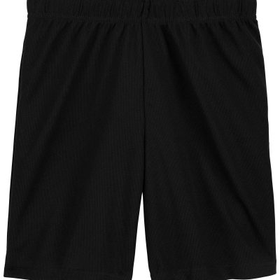 Black Kid Athletic Mesh Shorts | carters.com