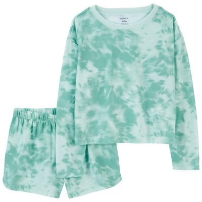 Blue Kid 2-Piece Tie-Dye French Terry Pajamas | carters.com