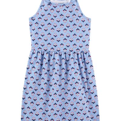 Blue Kid Floral Tank Dress | carters.com