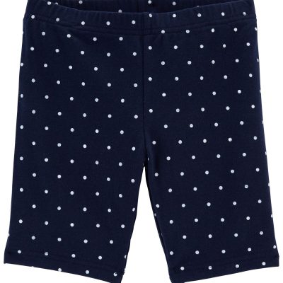 Blue Kid Polka Dot Bike Shorts | carters.com