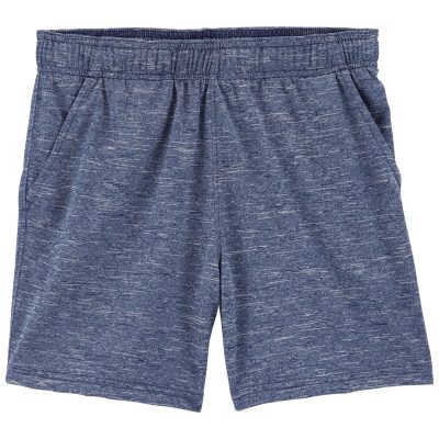 Blue Kid Pull-On Athletic Shorts | carters.com