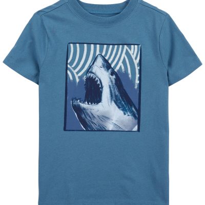 Blue Kid Shark Graphic Tee | carters.com