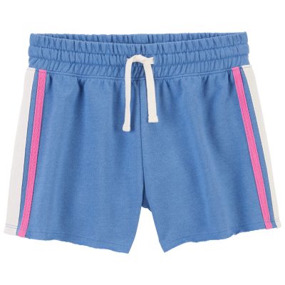 Blue Kid Striped Drawstring Shorts | carters.com