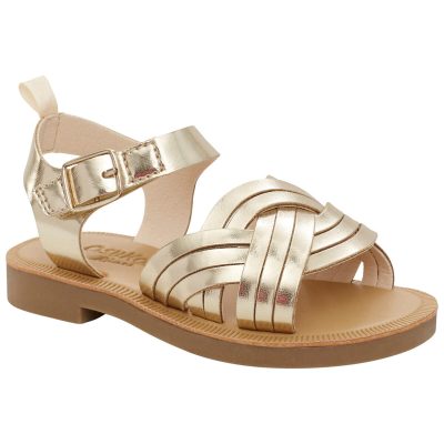 Gold Kid Metallic Fashion Sandals | carters.com