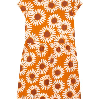 Gold Kid Sunflower Cotton Dress | carters.com