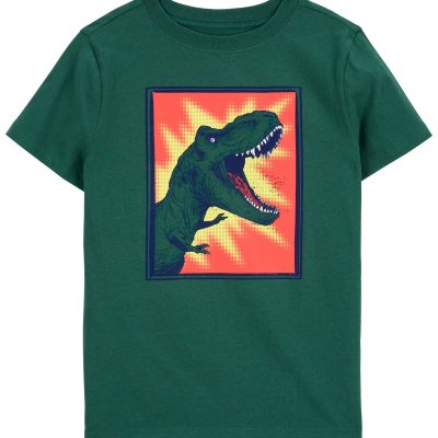 Green Kid Dinosaur Graphic Tee | carters.com