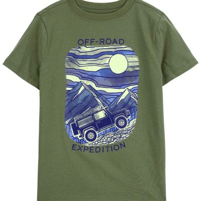 Green Kid Off-Road Expedition Graphic Tee | carters.com