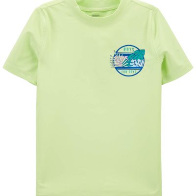 Green Kid Short-Sleeve Rashguard | carters.com