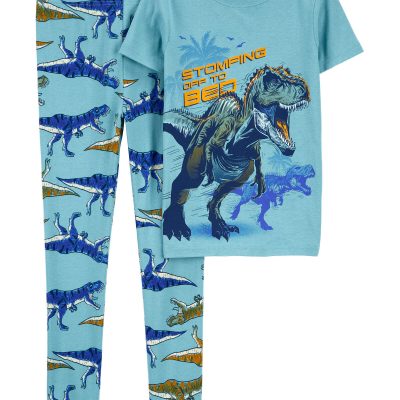 Grey Kid 2-Piece Dinosaur 100% Snug Fit Cotton Pajamas | carters.com