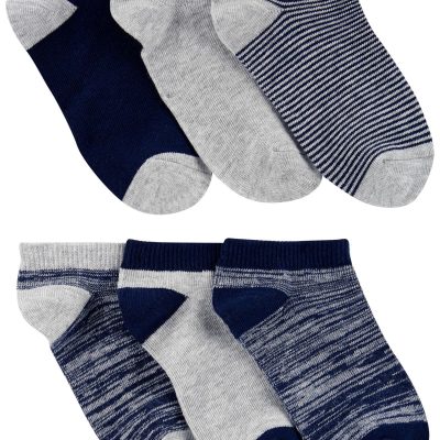 Grey Kid 6-Pack Ankle Socks | carters.com