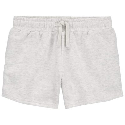 Grey Kid Pull-On French Terry Shorts | carters.com