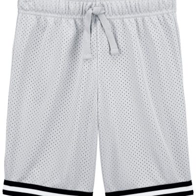 Grey Kid Sporty Mesh Fan Favorite Shorts | carters.com