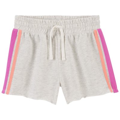 Grey Kid Striped Drawstring Shorts | carters.com