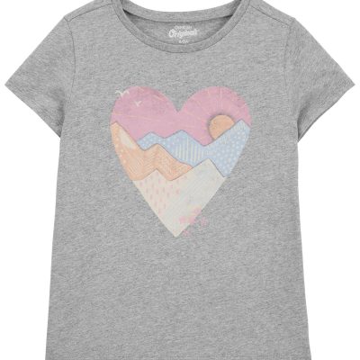 Grey Kid Summit Sunrise Graphic Tee | carters.com