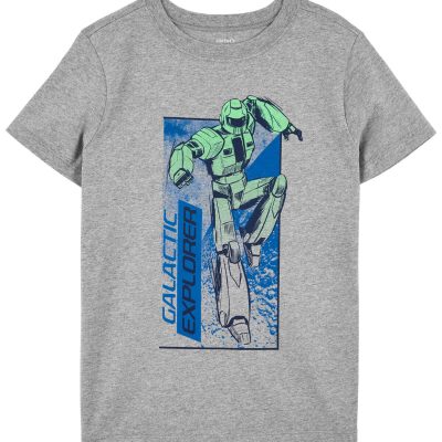 Grey Kid Transformer Graphic Tee | carters.com