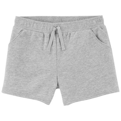 Heather Kid Pull-On French Terry Shorts | carters.com