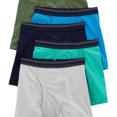 Multi 5-Pack Active Mesh Boxer Briefs Underwear | carters.com