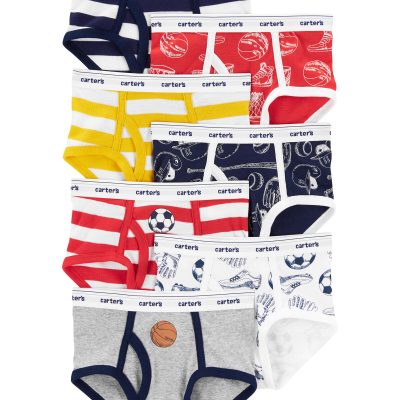 Multi 7-Pack Cotton Briefs Underwear | carters.com