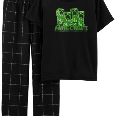 Multi Kid 2-Piece Minecraft® Loose Fit Pajamas | carters.com