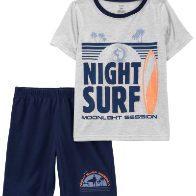 Multi Kid 2-Piece Surf Loose Fit Pajama Set | carters.com