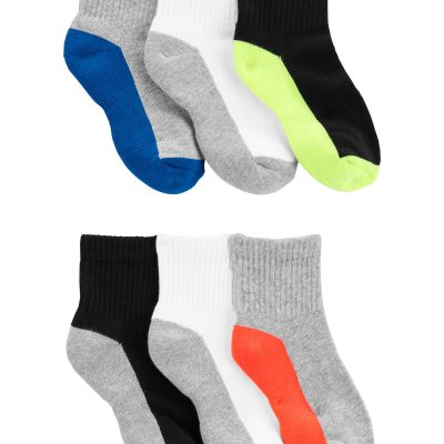 Multi Kid 6-Pack Active Socks | carters.com