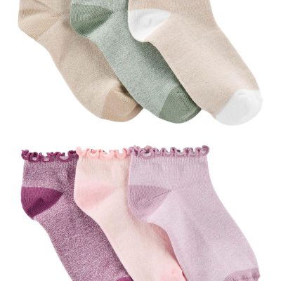 Multi Kid 6-Pack Ankle Socks | carters.com