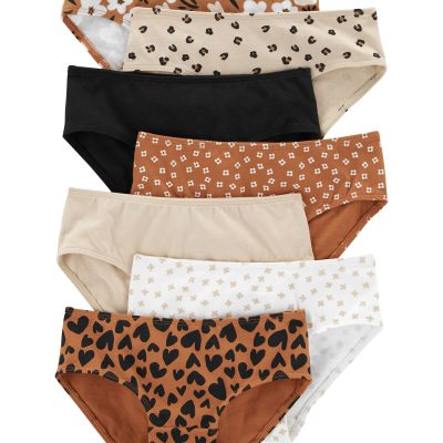 Multi Kid 7-Pack Stretch Cotton Hipster Underwear | carters.com