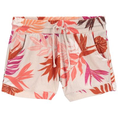 Multi Kid Floral Pull-On Knit Gauze Shorts | carters.com