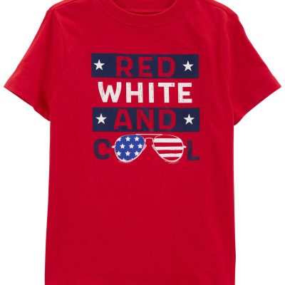 Multi Red, White And Cool Graphic Tee | carters.com