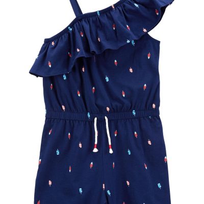 Navy Kid 4th Of July Popsicle Romper | carters.com