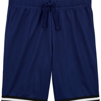 Navy Kid Sporty Mesh Fan Favorite Shorts | carters.com