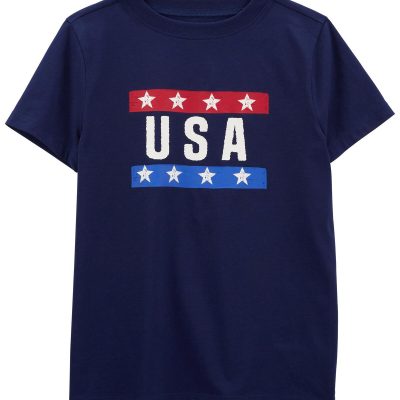 Navy USA Graphic Tee | carters.com