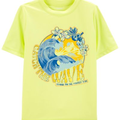 Neon Kid Catch the Wave Short Sleeve Rashguard | carters.com