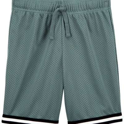 Olive Kid Sporty Mesh Fan Favorite Shorts | carters.com