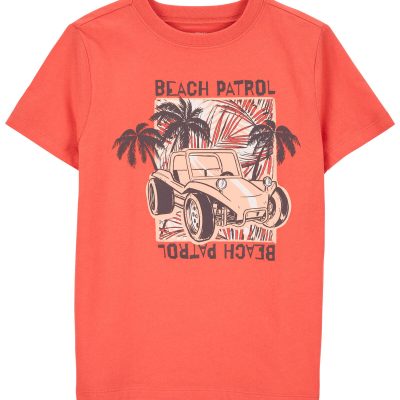 Orange Kid Beach Patrol Graphic Tee | carters.com