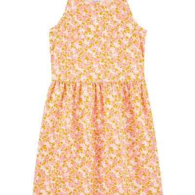 Orange Kid Floral Tank Dress | carters.com