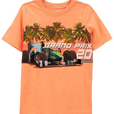 Orange Kid Racing Grand Prix Jersey Tee | carters.com