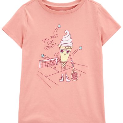 Pink Kid Ice Cream Graphic Tee | carters.com