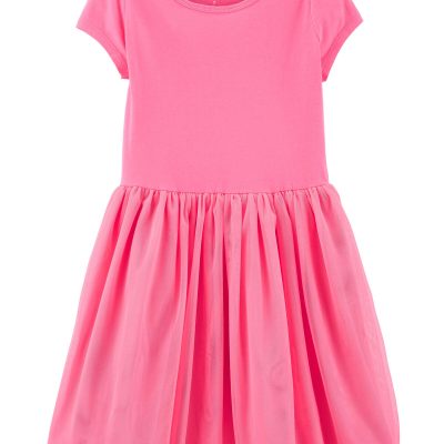 Pink Kid Tutu Jersey Dress | carters.com